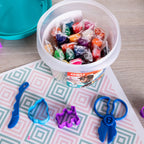 Deli Play Dough 24 colors, Net weight: 340g - Al Masam Stationery LLC