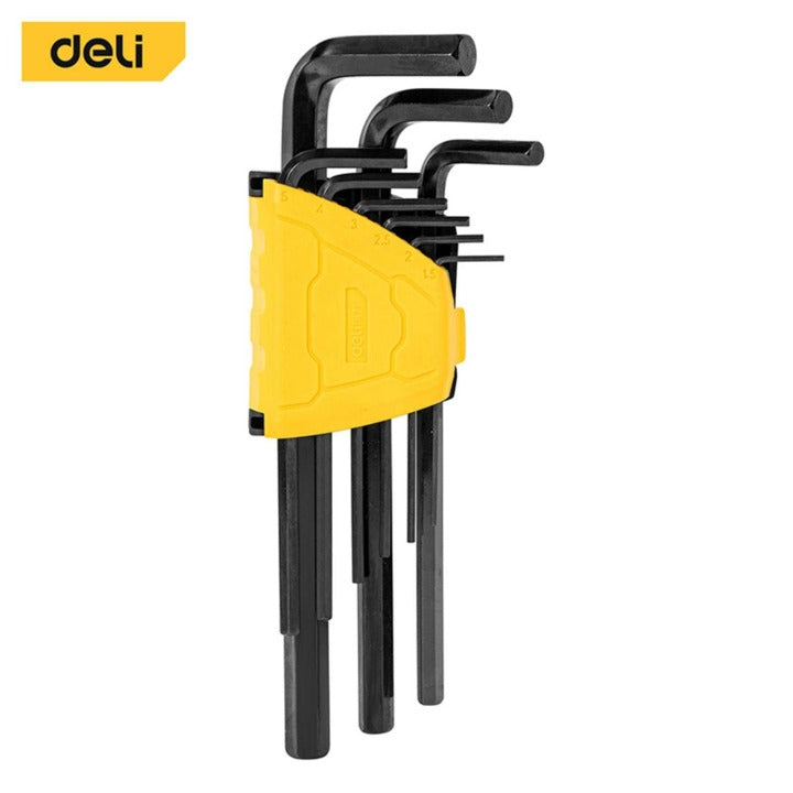 Deli 3590 Hex Key Long Flat End Set - Al Masam Stationery LLC Main image