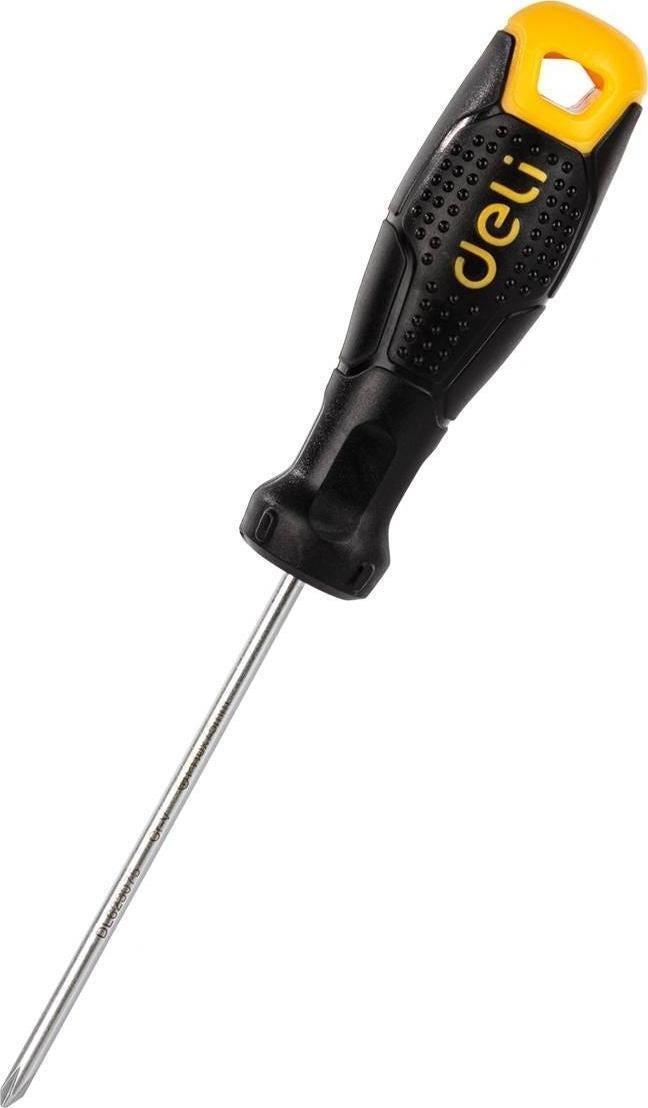 Deli Philips Screwdriver Comfortable Handle PH0x75mm - Al Masam Stationery LLC Main image