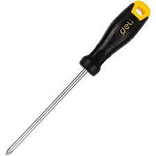 Deli Philips Screwdriver Comfortable Handle PH2x125mm - Al Masam Stationery LLC Main image