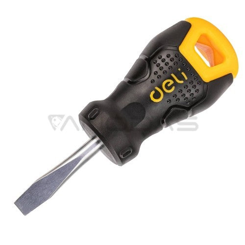 Deli Sloted Screwdriver Comfortable Handle SL6x38mm - Al Masam Stationery LLC Main image