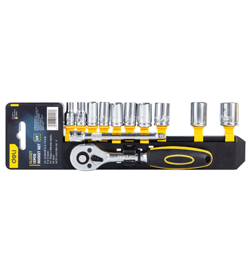 Deli Socket Set 1/4" - Al Masam Stationery LLC Main image