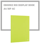 Deli Rio Display Book A4 10P 4C - Al Masam Stationery LLC