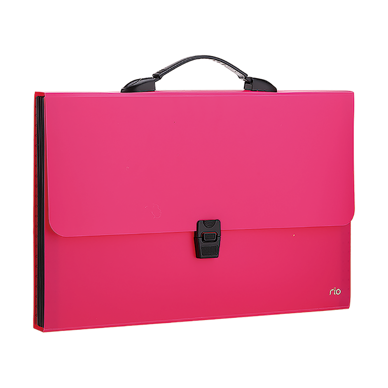 Deli Rio Expanding File Buckled w/handle FC 13P 3C - Al Masam Stationery LLC
