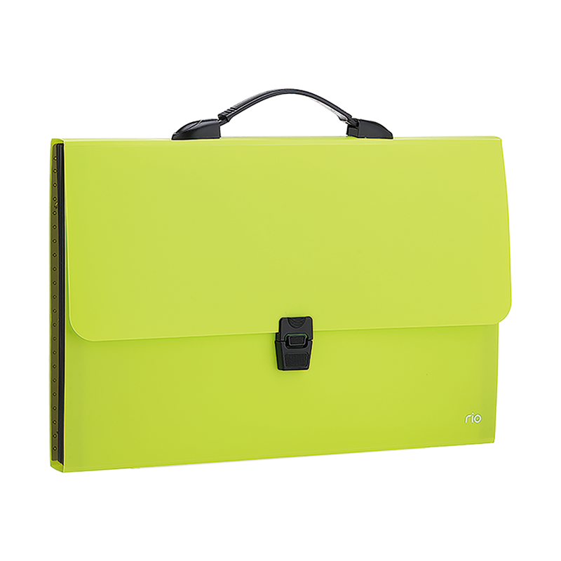 Deli Rio Expanding File Buckled w/handle FC 13P 3C Secondary image