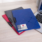 Deli Cube Report File Swing Clip A4 3C - Al Masam Stationery LLC