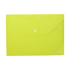 Deli Deco File Bag Snap A4 5C Translucent - Al Masam Stationery LLC