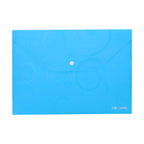 Deli Deco File Bag Snap A4 5C Translucent - Al Masam Stationery LLC