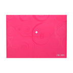 Deli Deco File Bag Snap A4 5C Translucent - Al Masam Stationery LLC