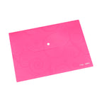 Deli Deco File Bag Snap A4 5C Translucent - Al Masam Stationery LLC