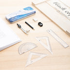Deli Zamak Compass w/pencil - Al Masam Stationery LLC