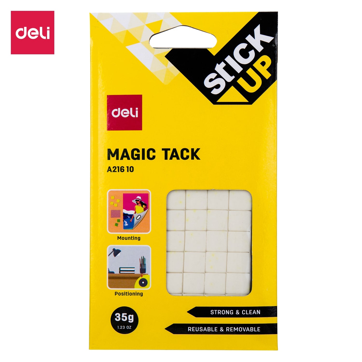 Deli Reusable Magic Tack 35g - Al Masam Stationery LLC Main image