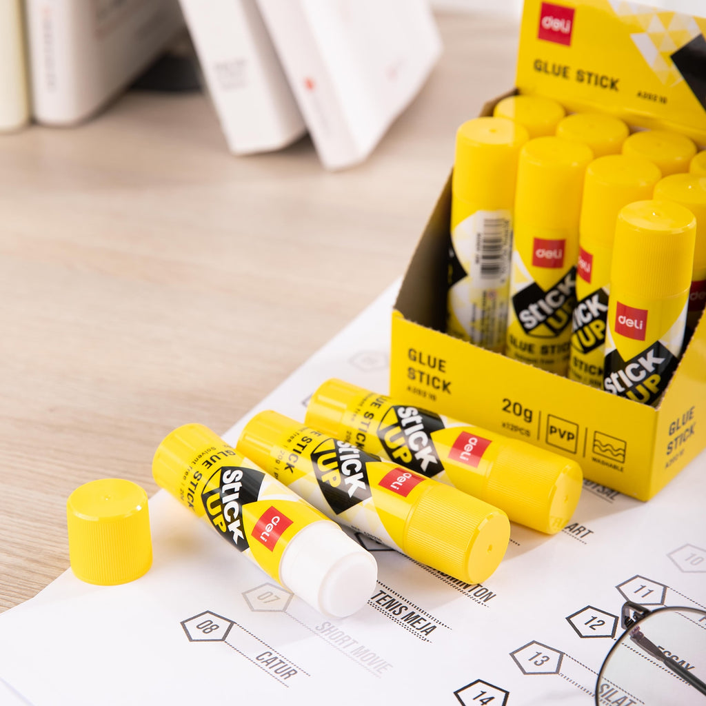 Deli Strong Adhesive PVP Glue Stick 20g - Al Masam Stationery LLC