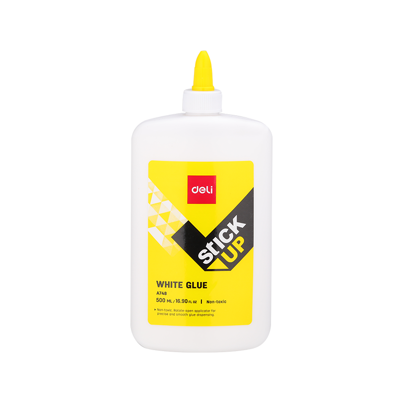 Deli White Glue 500ml - Al Masam Stationery LLC Main image