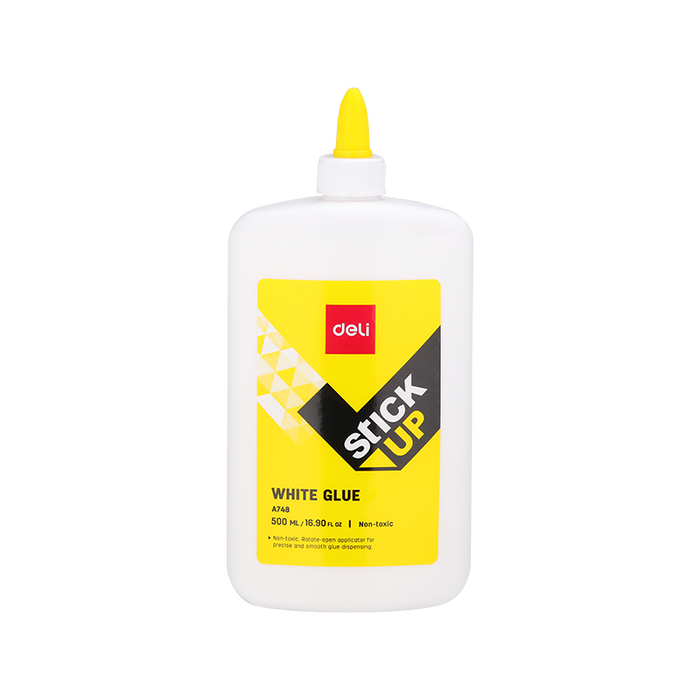 Deli White Glue 500ml - Al Masam Stationery LLC