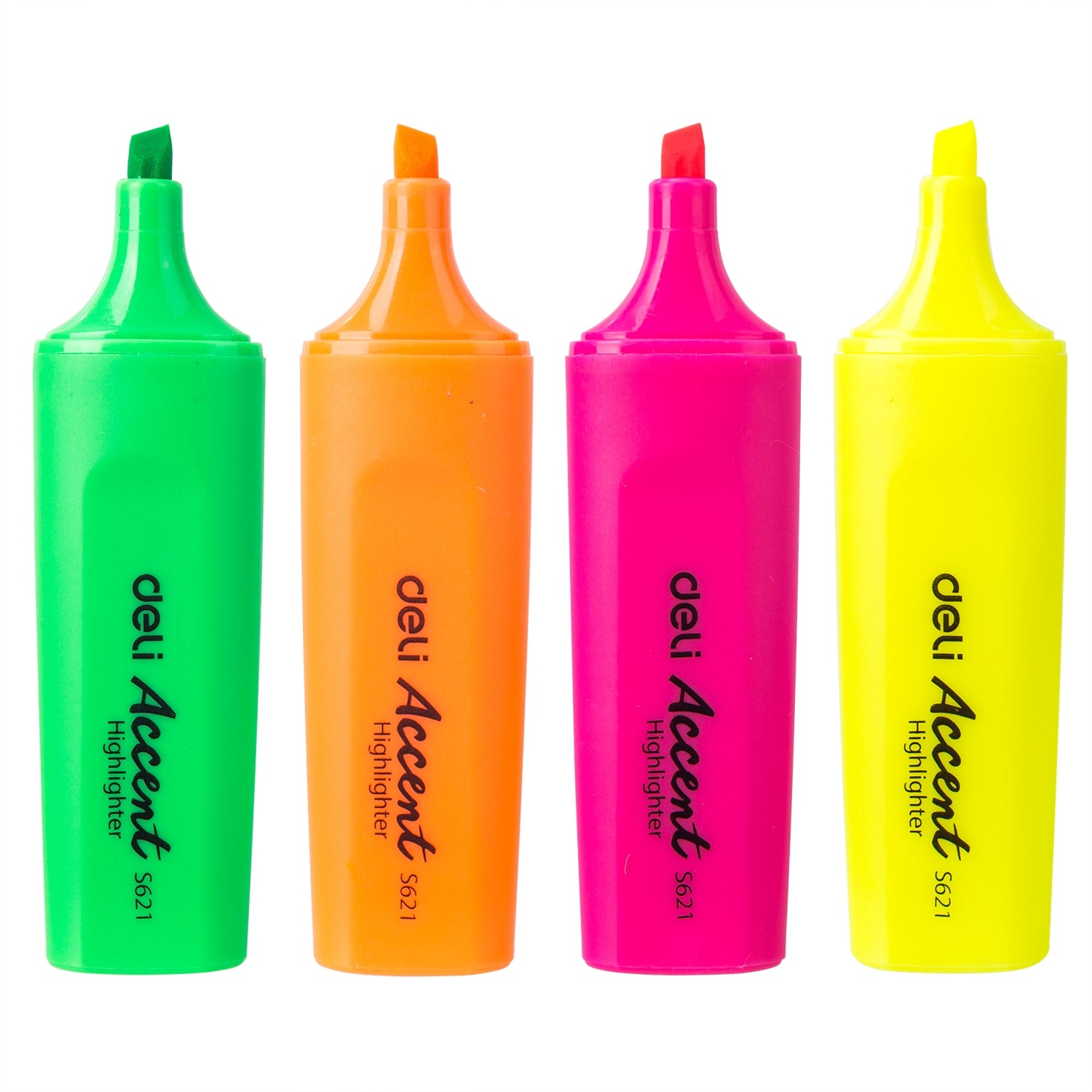 Deli Highlighter Chisel 1-5mm 4 Colours Secondary image