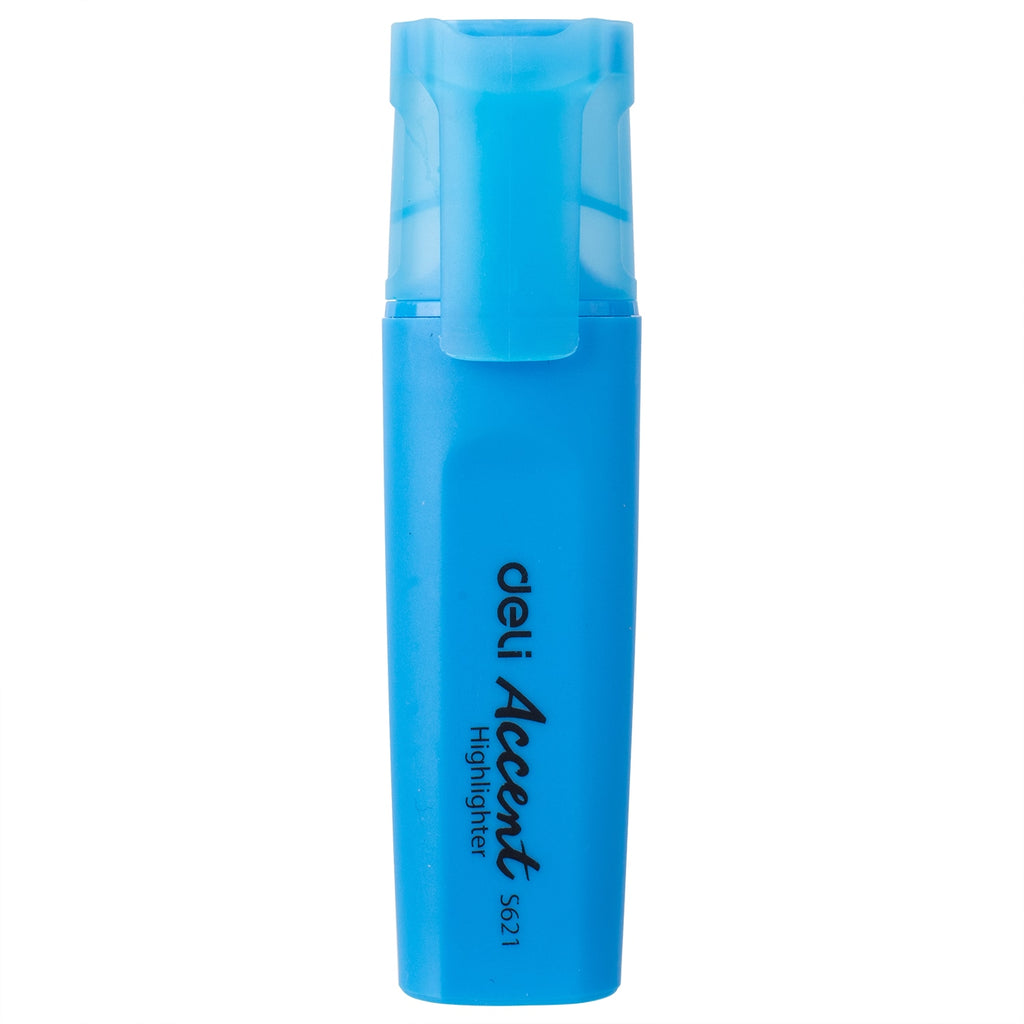 Deli Highlighter Chisel 1-5mm Blue - Al Masam Stationery LLC