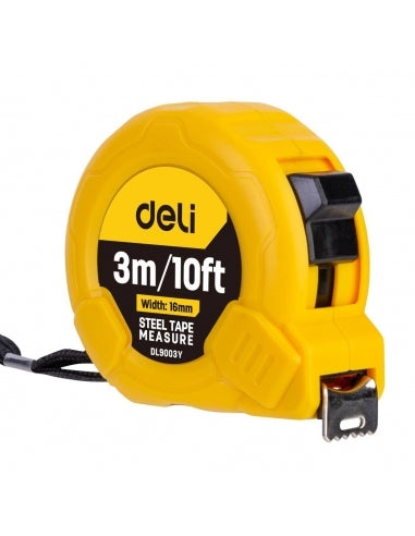 Deli Measuring Tape 3mx16mm - Al Masam Stationery LLC Main image