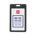 Deli ABS Name Badge Vertical 54×89mm White - Al Masam Stationery LLC