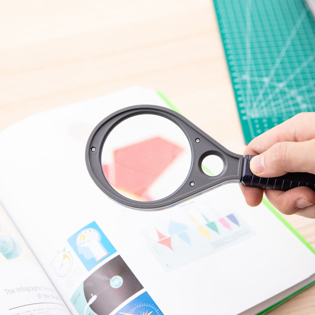 Deli Magnifier 2.5X, 5X - Al Masam Stationery LLC