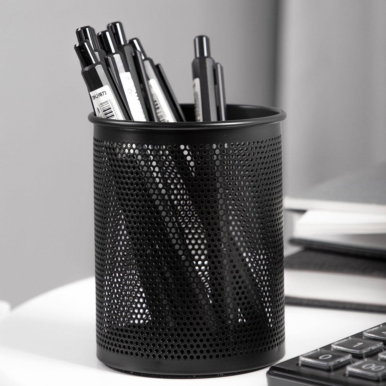 Deli Mesh Pen Holder 84x106mm - Al Masam Stationery LLC Main image