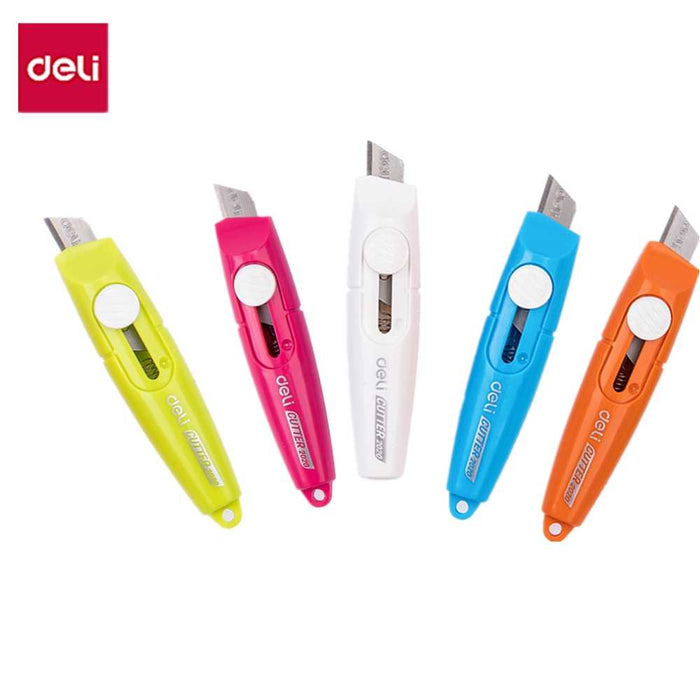 Deli Mini Cutter Auto-lock - Al Masam Stationery LLC