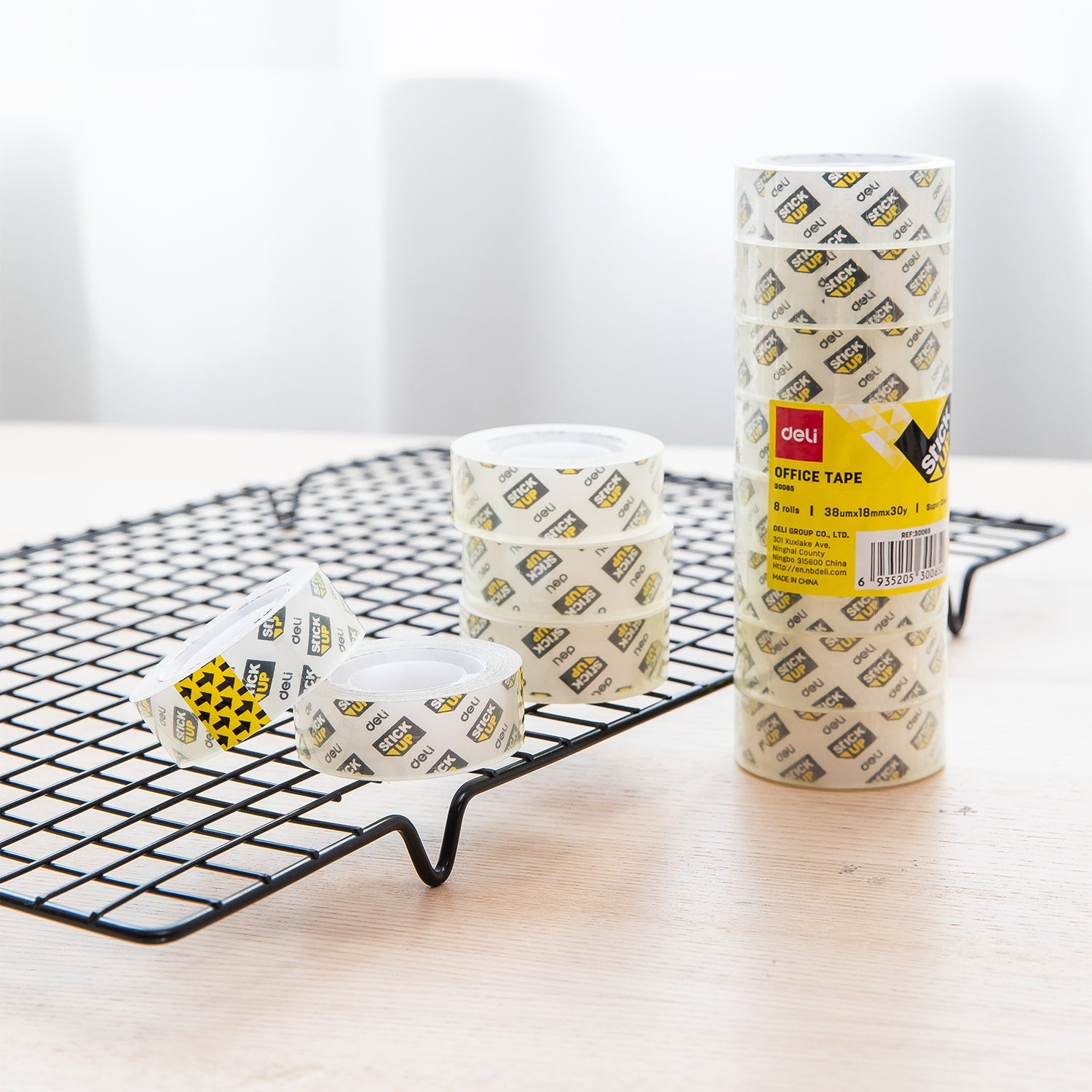 Deli Super Clear Office Tape 18mmx27m - Al Masam Stationery LLC