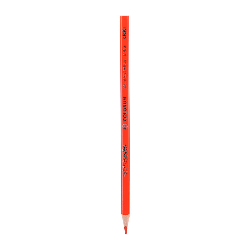 Deli Colored Pencil Paper Tube 12C - Al Masam Stationery LLC