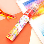 Deli Colored Pencil Paper Tube 12C - Al Masam Stationery LLC