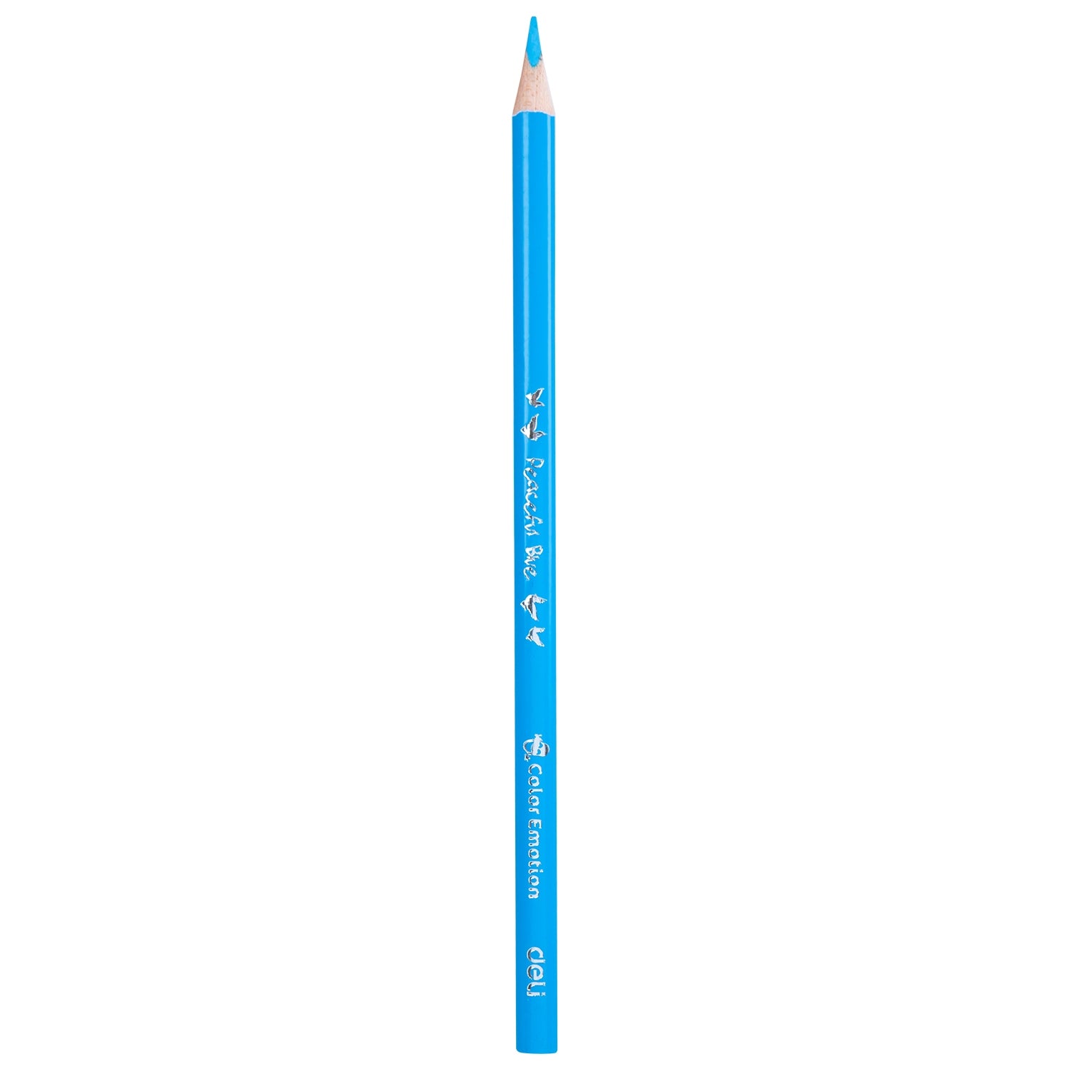 Deli Plastic Colored Pencil Triangle Bright 18C Secondary image
