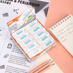 Deli Scribe Eraser 40×17×12mm White - Al Masam Stationery LLC