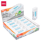 Deli Scribe Eraser 54×20×10mm White - Al Masam Stationery LLC