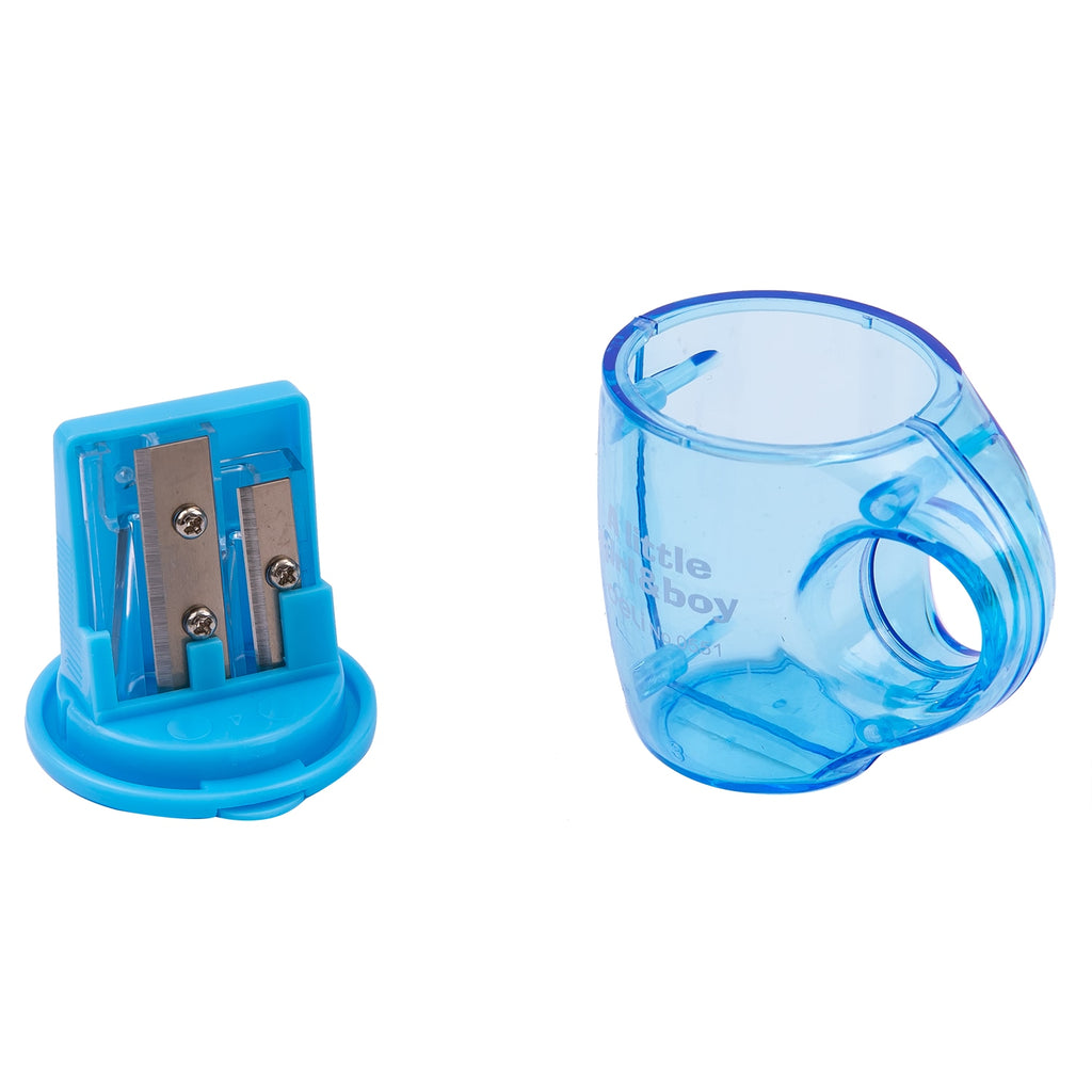 Deli Cup 2-hole Sharpener w/canister 23°18° 7mm 3C - Al Masam Stationery LLC