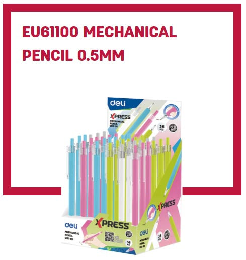 Deli Mechanical Pencil 0.5mm - Al Masam Stationery LLC