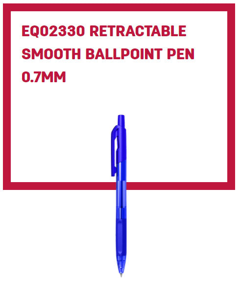 Bullit Point Pin Deli Ball Point Pen Bullet tip 0.7mm - (Blue) - (EQ02330) – Al Masam ...