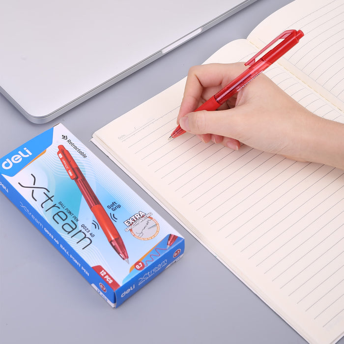 Deli Ball Point Pen Bullet tip 0.7mm - (EQ02340) - Al Masam Stationery LLC