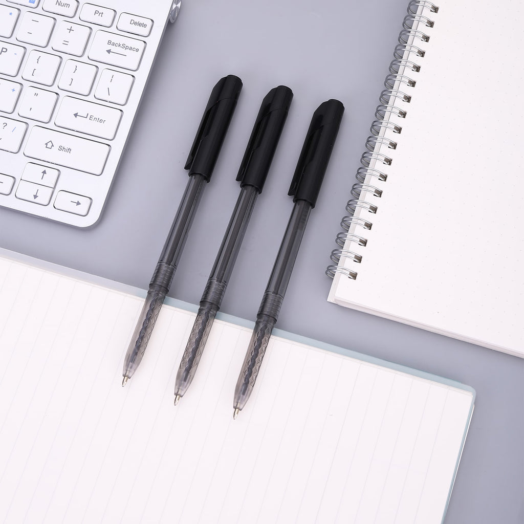 Deli Ball Point Pen Bullet tip 1.0mm - (Black) - Al Masam Stationery LLC