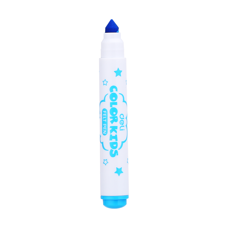 Deli Color Kids Felt Pen Washable 1.0-5.0mm 12C - Al Masam Stationery LLC