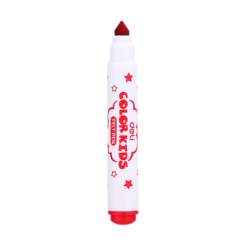 Deli Color Kids Felt Pen Washable 1.0-5.0mm 12C - Al Masam Stationery LLC