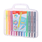 Deli Felt Pen 12 colors - U Touch - Al Masam Stationery LLC