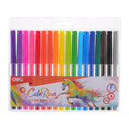 Deli Felt Pen Washable 1.0mm 18C - Al Masam Stationery LLC