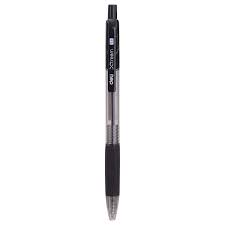 Deli Retractable Smooth Ballpoint Pen 0.7mm Black - Al Masam Stationery LLC Main image
