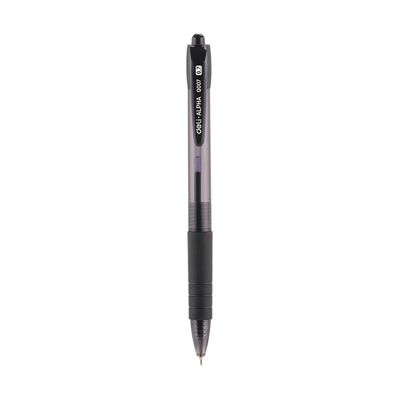 Deli Retractable Smooth Ballpoint Pen 0.7mm Blue - Al Masam Stationery LLC Main image