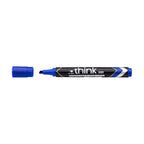 Deli Permanent Marker Chisel 1.5-5mm Black Blue Red Green - Al Masam Stationery LLC