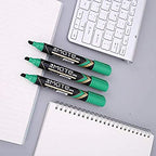 Deli Permanent Marker Chisel 1.5-5mm Green - (EU10350) - Al Masam Stationery LLC