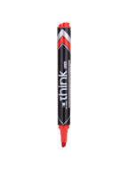 Deli Permanent Marker Chisel 1.5-5mm Red - (EU10140) - Al Masam Stationery LLC