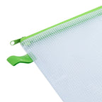 Deli PVC Mesh Zip Bag A4 4C - Al Masam Stationery LLC