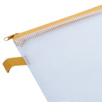 Deli PVC Mesh Zip Bag A4 4C - Al Masam Stationery LLC