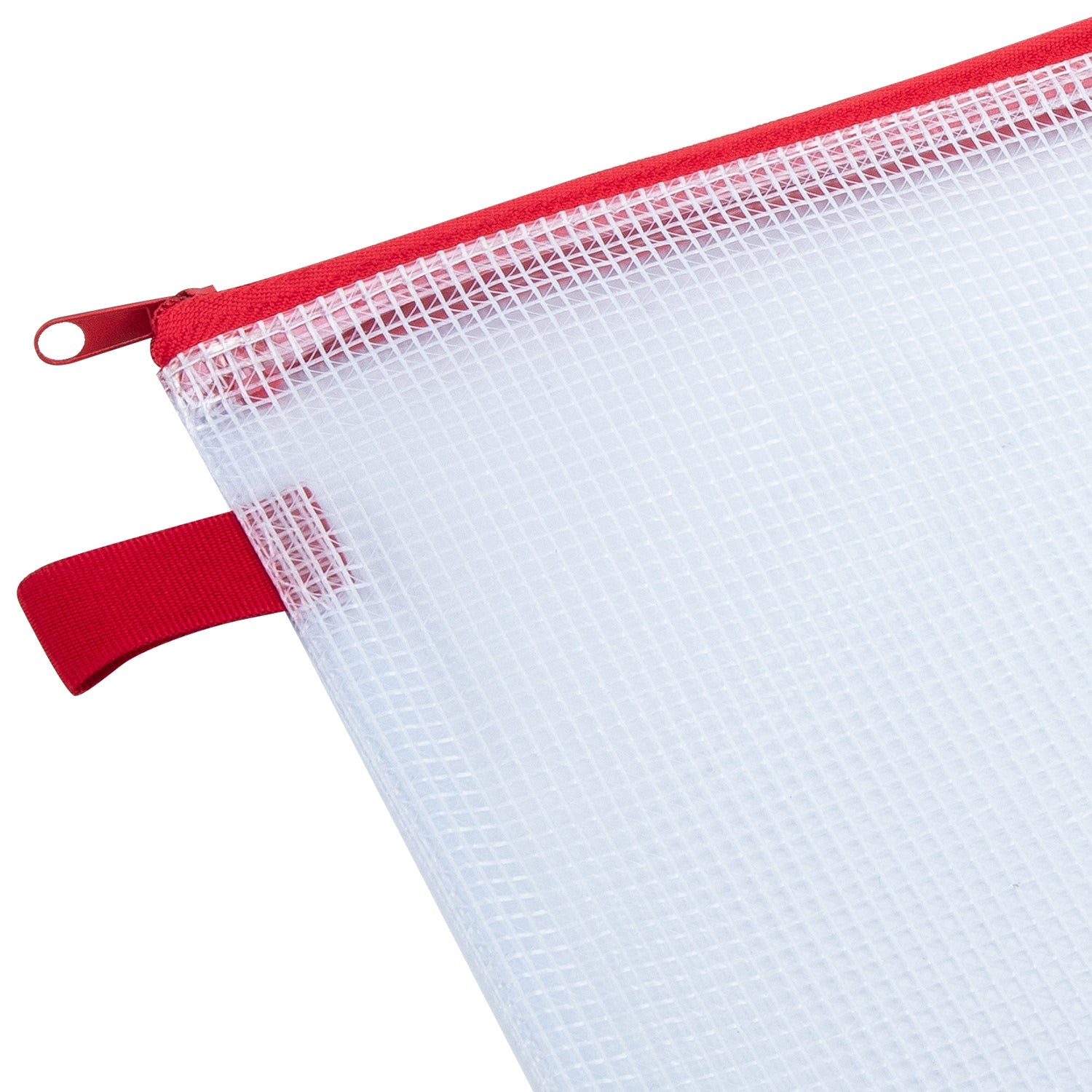 Deli PVC Mesh Zip Bag A4 4C - Al Masam Stationery LLC