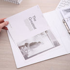 Deli PP 1IN 2 D-Ring View Binder A4 - Al Masam Stationery LLC